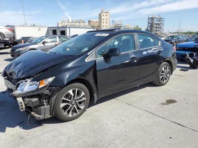 HONDA CIVIC EXL 2013 with VIN 2HGFB2F9XDH532221 - Photo from auction