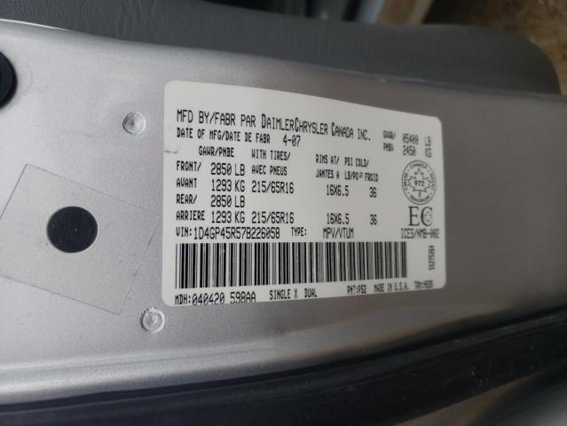 صورة رقم 14 من المزاد - 2007 DODGE CARAVAN SX مع VIN 1D4GP45R57B226058