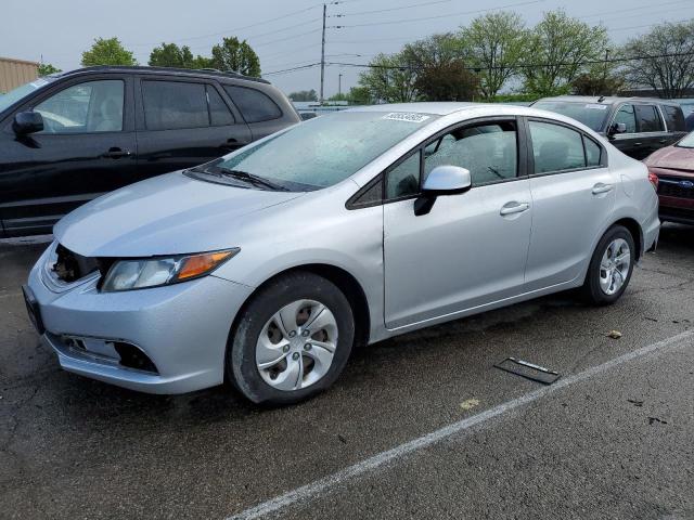 HONDA CIVIC LX 2013 with VIN 19XFB2F53DE034157 - Photo from auction