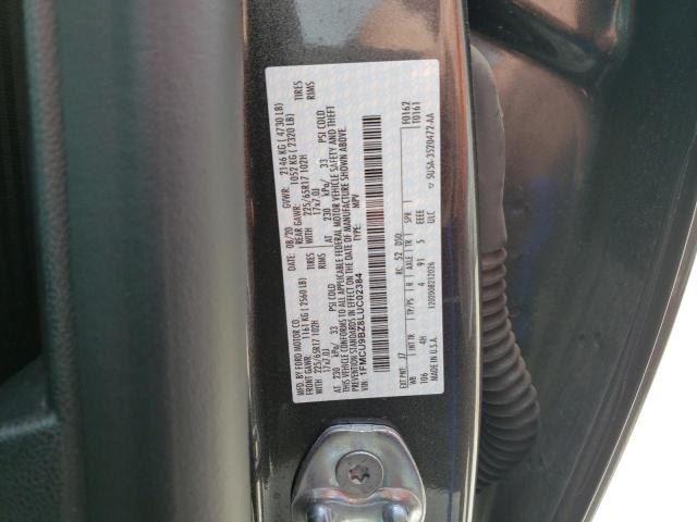 Photo 14 from auction – 2020 FORD ESCAPE SE with VIN 1FMCU9BZ8LUC02384