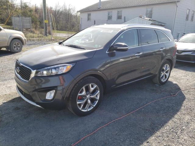 KIA SORENTO SX 2018 with VIN 5XYPKDA50JG425918 - Photo from auction