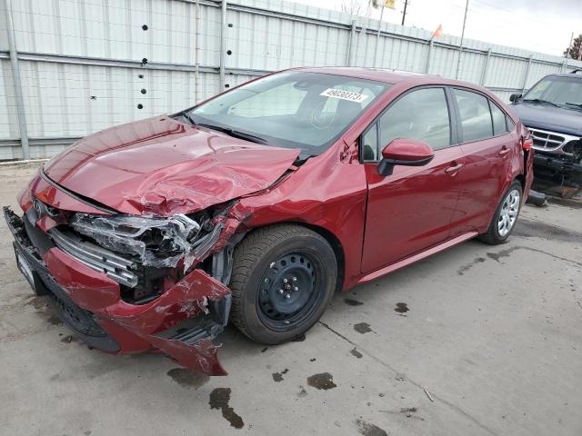 TOYOTA COROLLA LE 2022 with VIN JTDEPMAE7NJ230204 - Photo from auction