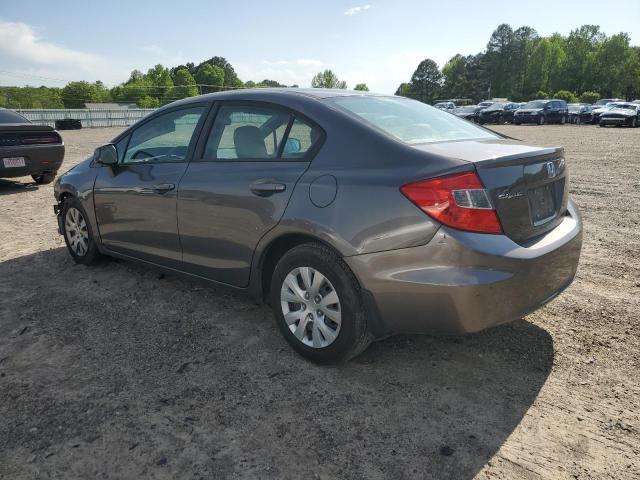 Photo 2 from auction – 2012 HONDA CIVIC LX with VIN 19XFB2F55CE057342
