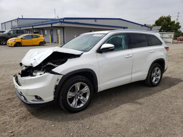 TOYOTA HIGHLANDER 2016 with VIN 5TDYKRFH0GS168856 - Photo from auction