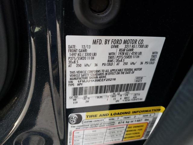 Photo 14 from auction – 2014 FORD EXPEDITION with VIN 1FMJU1K59EEF25216