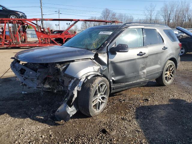 FORD EXPLORER S 2017 with VIN 1FM5K8GT7HGD01264 - Photo from auction