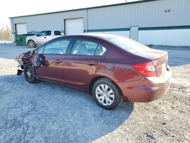 Фото 2 с аукциона – 2012 HONDA CIVIC LX с VIN 2HGFB2F52CH534752