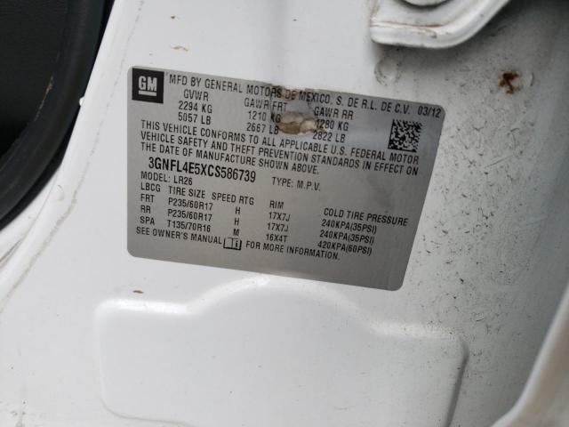 Photo 14 from auction – 2012 CHEVROLET CAPTIVA SP with VIN 3GNFL4E5XCS586739