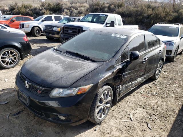 HONDA CIVIC SI 2012 with VIN 2HGFB6E56CH706712 - Photo from auction