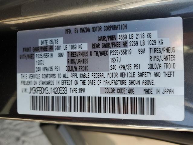 Photo 14 from auction – 2018 MAZDA CX-5 GRAND with VIN JM3KFBDM3J1420533