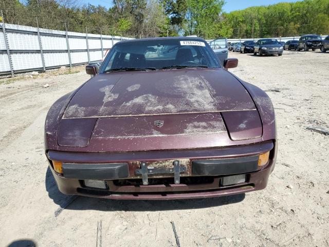 Photo 5 from auction – 1987 PORSCHE 944 with VIN WP0AB0943HN477508