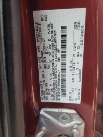 Photo 14 from auction – 2016 FORD ESCAPE SE with VIN 1FMCU0G97GUB05977