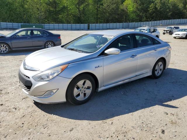 HYUNDAI SONATA HYB 2012 with VIN KMHEC4A46CA033665 - Photo from auction