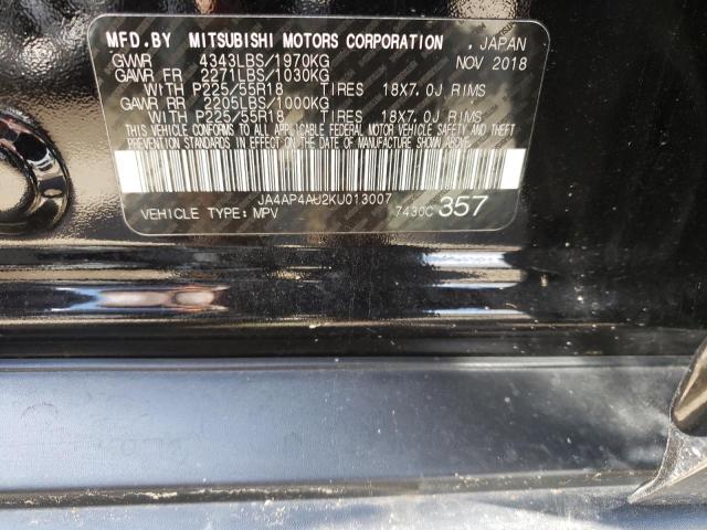 Photo 14 from auction – 2019 MITSUBISHI OUTLANDER with VIN JA4AP4AU2KU013007