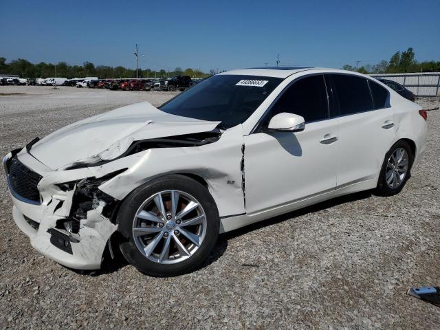 INFINITI Q50 BASE 2014 with VIN JN1BV7ARXEM689936 - Photo from auction