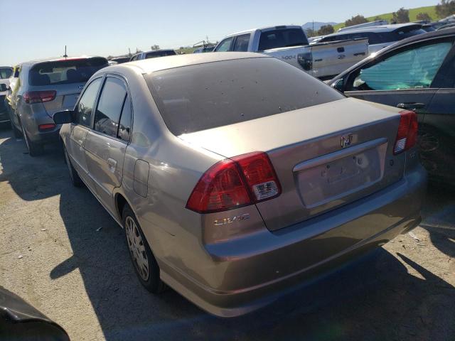 Photo 2 from auction – 2004 HONDA CIVIC LX with VIN 2HGES16564H512213