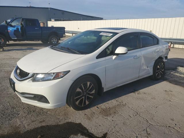 HONDA CIVIC EX 2013 with VIN 19XFB2F83DE078668 - Photo from auction