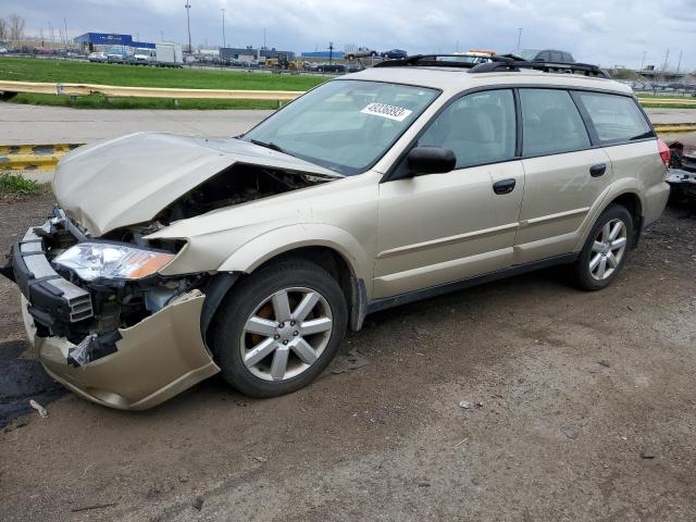 SUBARU OUTBACK 2. 2009 with VIN 4S4BP61C997328260 - Photo from auction