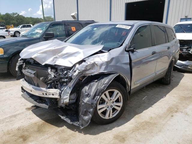 HONDA PILOT LX 2017 with VIN 5FNYF5H11HB001036 - Photo from auction