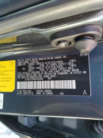 Photo 14 from auction – 2008 LEXUS RX 350 with VIN 2T2GK31U88C056888