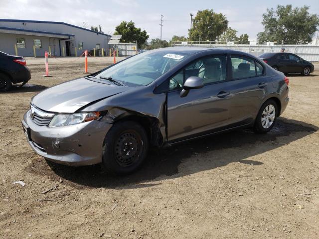 HONDA CIVIC LX 2012 with VIN 19XFB2F59CE343503 - Photo from auction