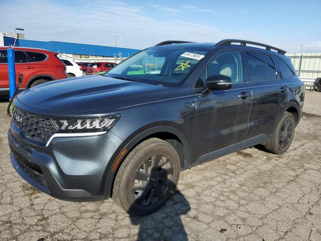 KIA SORENTO S 2022 with VIN 5XYRLDLC9NG098541 - Photo from auction