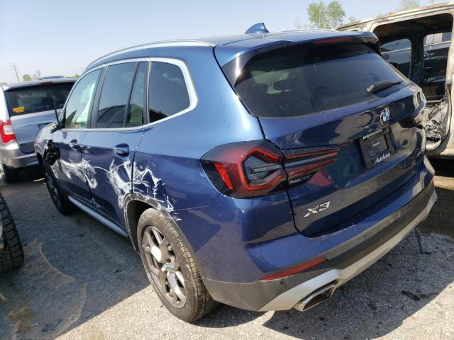 Photo 2 from auction – 2022 BMW X3 XDRIVE3 with VIN 5UX53DP01N9K82256