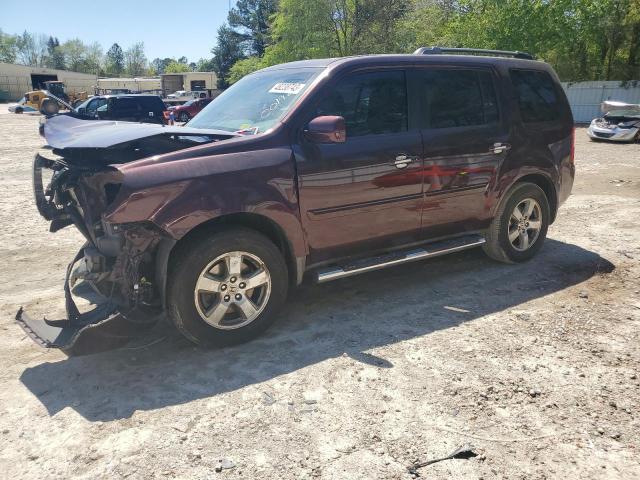 HONDA PILOT EXL 2010 with VIN 5FNYF3H5XAB001985 - Photo from auction