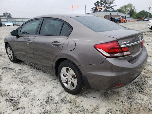 Photo 2 from auction – 2014 HONDA CIVIC LX with VIN 19XFB2F54EE014307