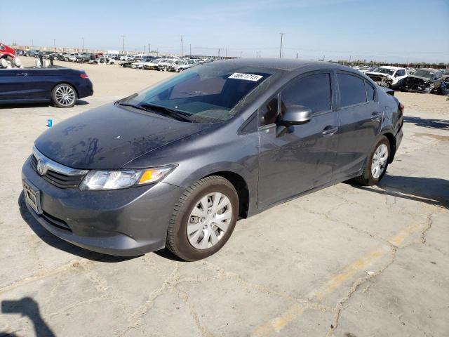 HONDA CIVIC LX 2012 with VIN 2HGFB2F50CH313229 - Photo from auction