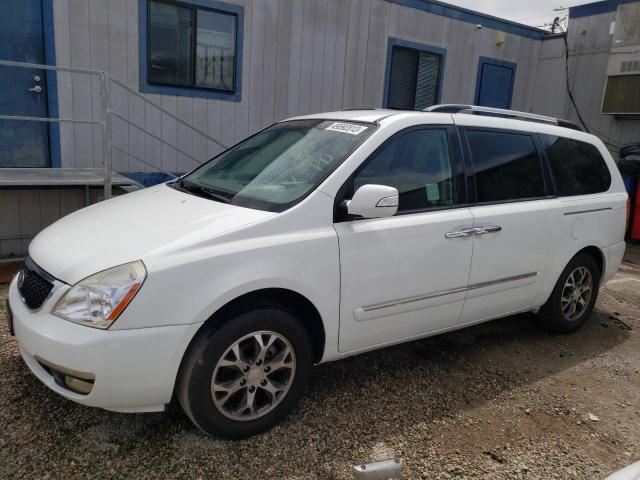 KIA SEDONA EX 2014 with VIN KNDMH4C76E6535882 - Photo from auction