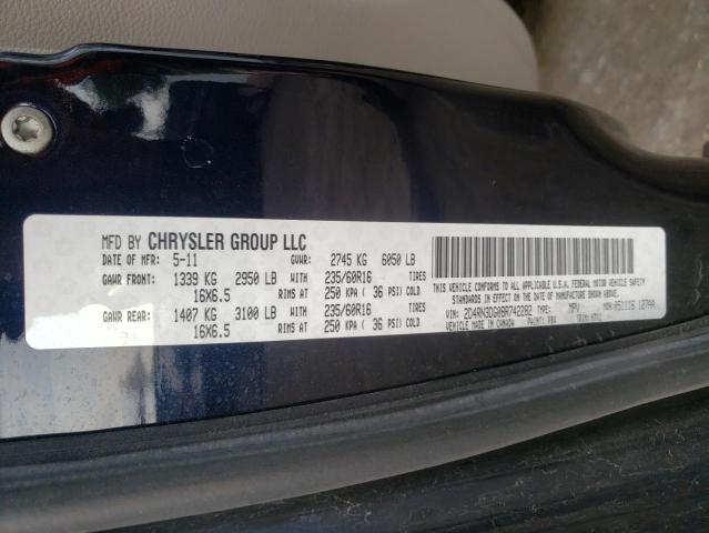 Photo 14 from auction – 2011 DODGE GRAND CARA with VIN 2D4RN3DG0BR742282