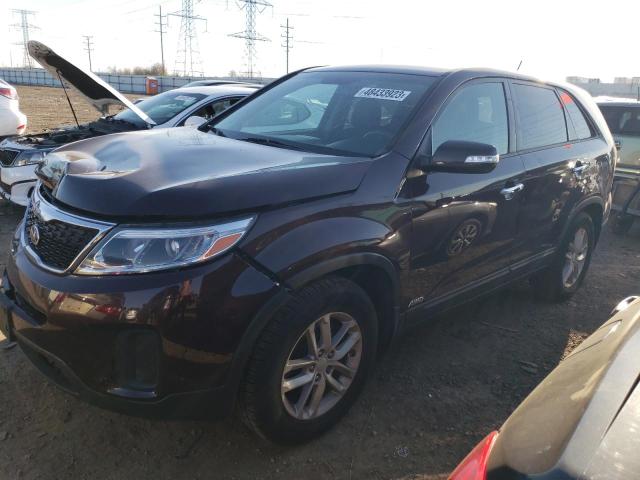 KIA SORENTO LX 2015 with VIN 5XYKTCA65FG634265 - Photo from auction