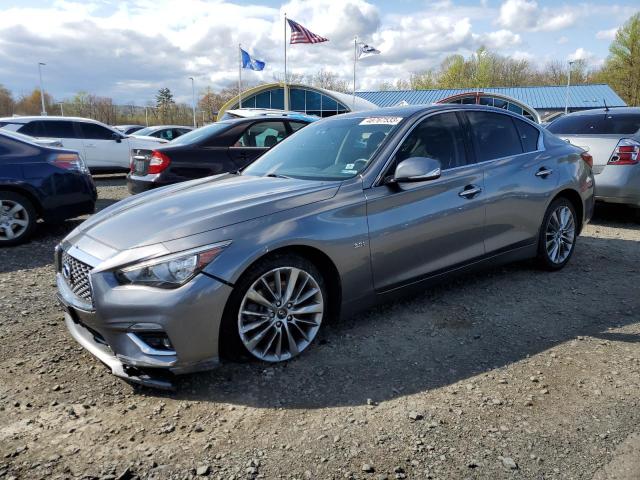 INFINITI Q50 LUXE 2018 with VIN JN1EV7AR3JM432818 - Photo from auction