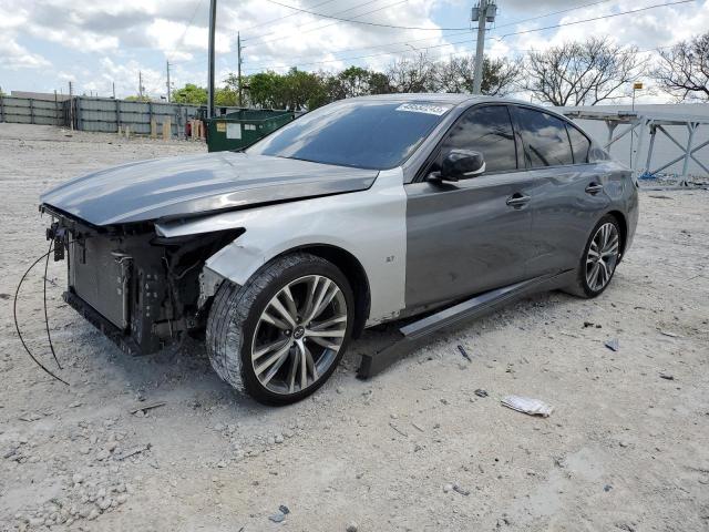 INFINITI Q50 LUXE 2018 with VIN JN1EV7AP4JM366004 - Photo from auction