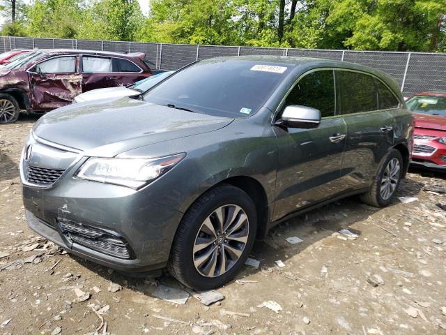 ACURA MDX TECHNO 2014 con VIN 5FRYD4H40EB011478 - Foto de la subasta