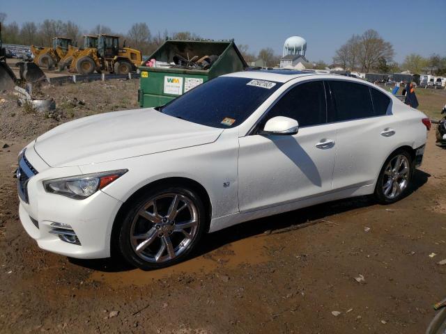 INFINITI Q50 BASE 2014 with VIN JN1BV7AR9EM691743 - Photo from auction