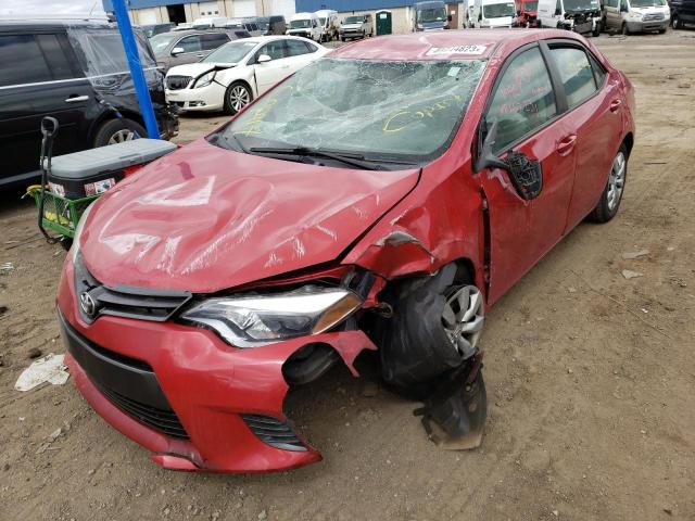 TOYOTA COROLLA L 2015 with VIN 2T1BURHE3FC341912 - Photo from auction