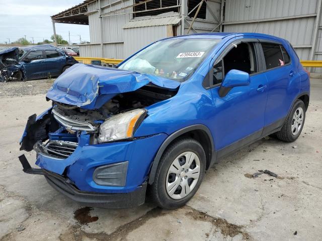 CHEVROLET TRAX LS 2016 with VIN KL7CJKSB0GB738820 - Photo from auction