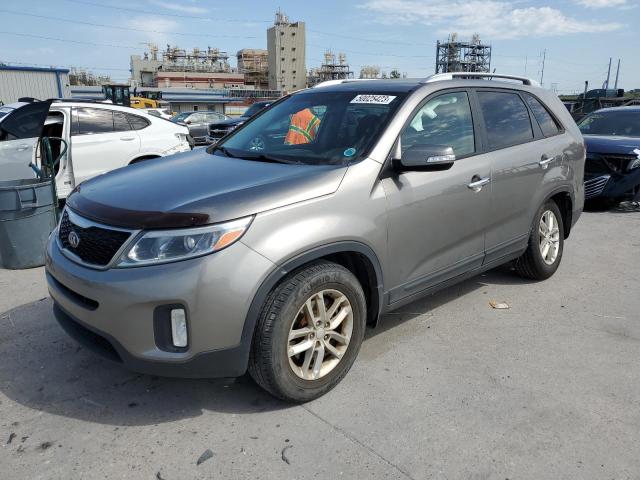 KIA SORENTO LX 2014 with VIN 5XYKT4A67EG515184 - Photo from auction