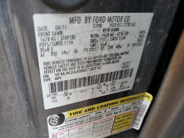 Photo 14 from auction – 2011 FORD EXPEDITION with VIN 1FMJK2A55BEF38716