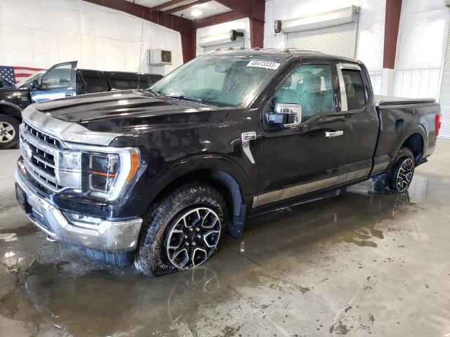 FORD F150 SUPER 2021 with VIN 1FTEX1EP2MKD38328 - Photo from auction