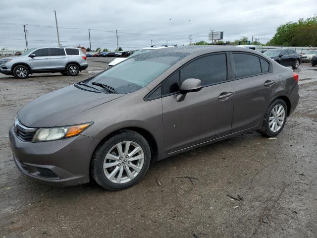 HONDA CIVIC EXL 2012 with VIN 2HGFB2F9XCH546795 - Photo from auction
