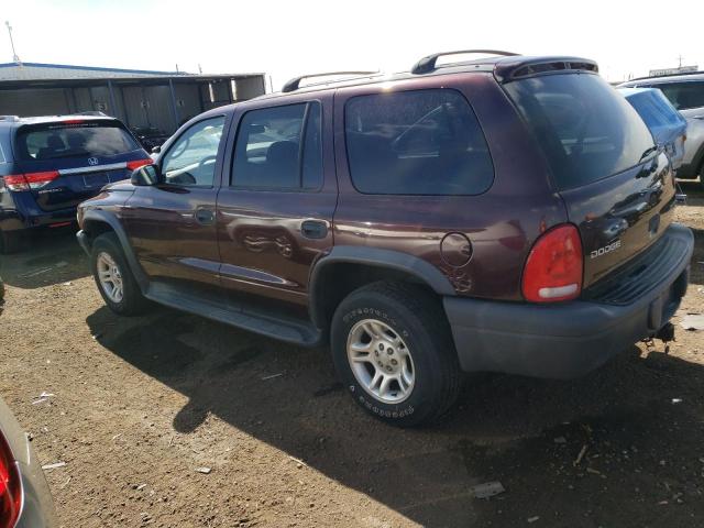 Photo 2 from auction – 2003 DODGE DURANGO SP with VIN 1D4HS38N63F596380