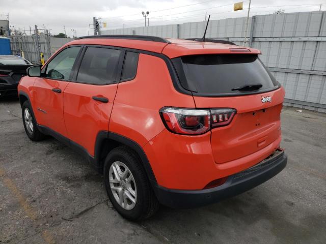 Photo 2 from auction – 2018 JEEP COMPASS SP with VIN 3C4NJCAB0JT212955