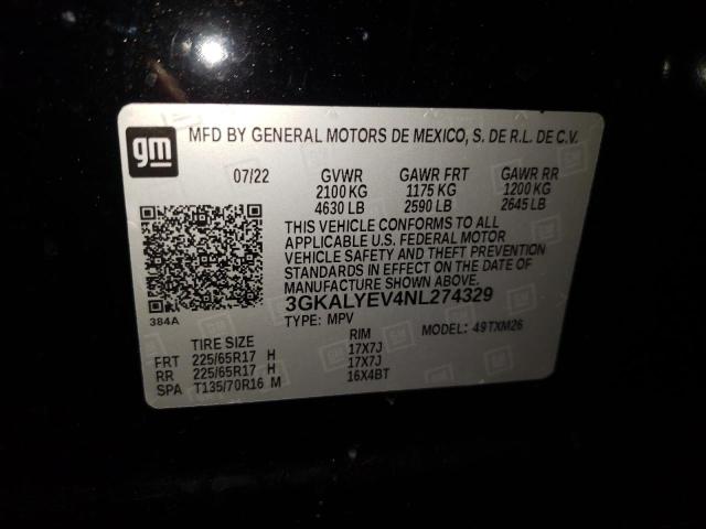 Photo 14 from auction – 2022 GMC TERRAIN AT with VIN 3GKALYEV4NL274329