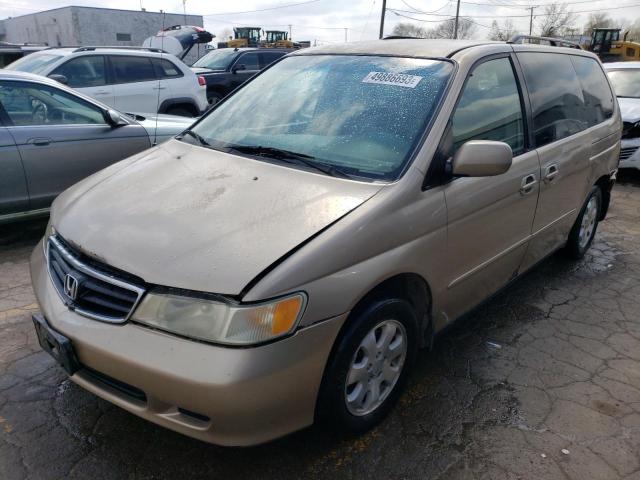 Photo 1 from auction – 2002 HONDA ODYSSEY EX with VIN 2HKRL18692H522256
