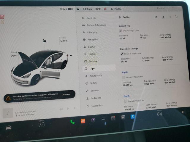 Photo 9 from auction – 2021 TESLA MODEL 3 with VIN 5YJ3E1EA8MF064591