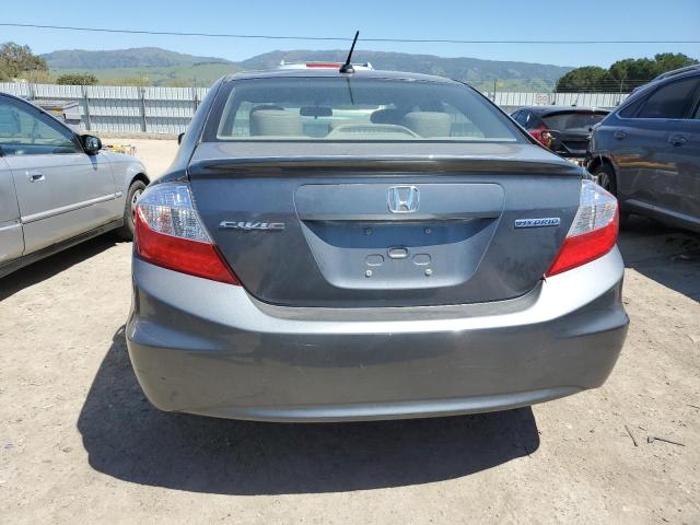Photo 6 from auction – 2012 HONDA CIVIC HYBR with VIN JHMFB4F31CS008368