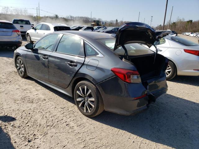 Photo 2 from auction – 2022 HONDA CIVIC EX with VIN 2HGFE1F71NH319255